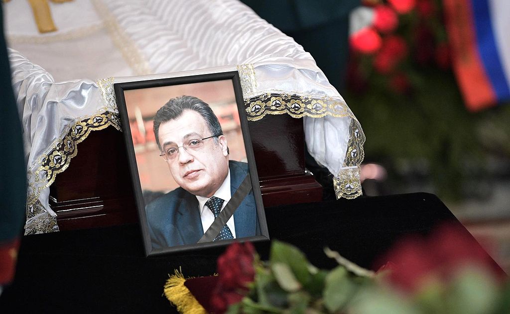 Russian ambassador Andrei Karlov was fatally shot on Dec. 19.