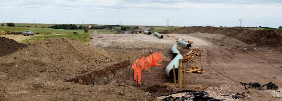Construction of the Dakota Access Pipeline was met with protest.