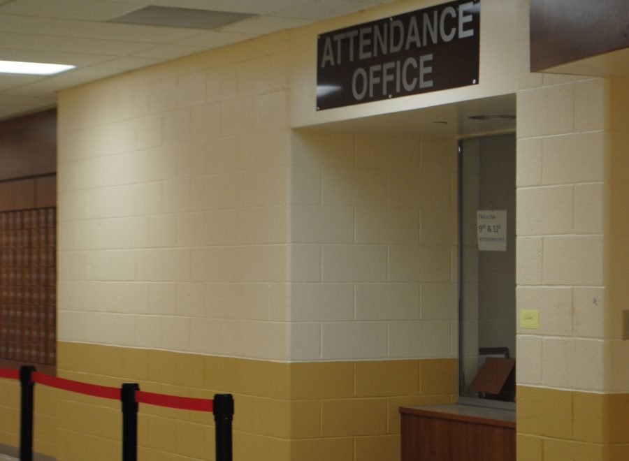 Students who are late are required to sign in at the attendance office. 