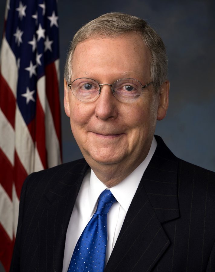 Mitch McConnell is the Republican Senate majority leader. 
