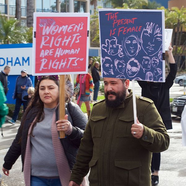 Women around the world marched in opposition to Donald Trump's policies this winter.