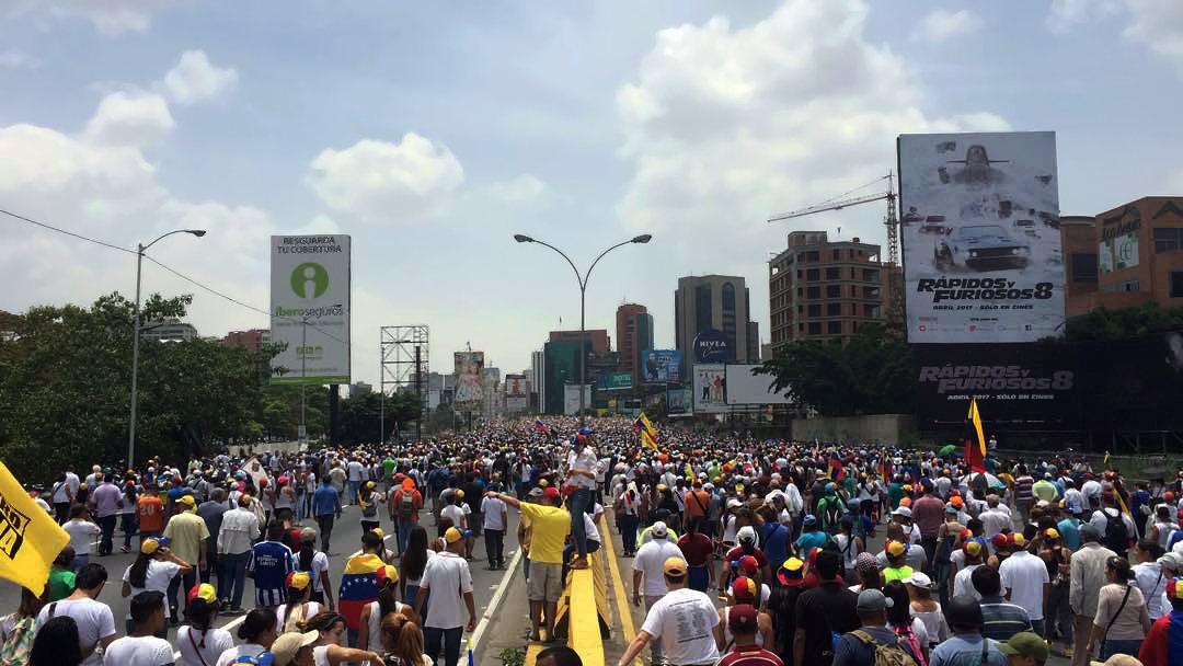 Known as the Mother of All Marches, Venezuelans protested President Nicolas Maduro and his administration in response to the Supreme Tribunal of Justice dissolving the National Assembly. 