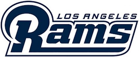 The official logo of the Los Angeles Rams football team