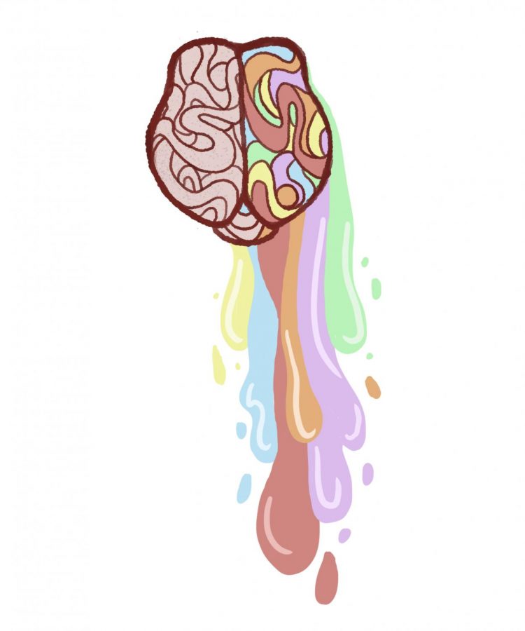 Drawing of Brain by Gabi Ellis