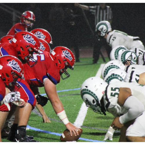 Neshaminy High School’s first home football game on the new turf field against Pennridge High School. 
