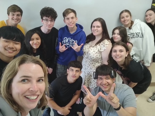 Photo taken by Mrs. Fleming and her public speaking class in the 
2023-24 school year. 