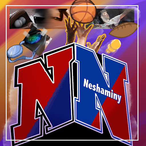 The illustration shows the Neshminy Logo unboxing different kinds of sports students love, or  want to be added (Playwickian/Veronika Kamysheva).
