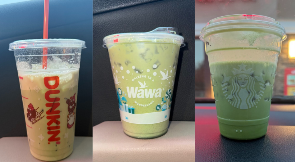 Dunkin’, Wawa, and Starbucks are being ranked. Which of the three has the best matcha? (The Playwickian/Melanie Rodriguez-Diaz) 